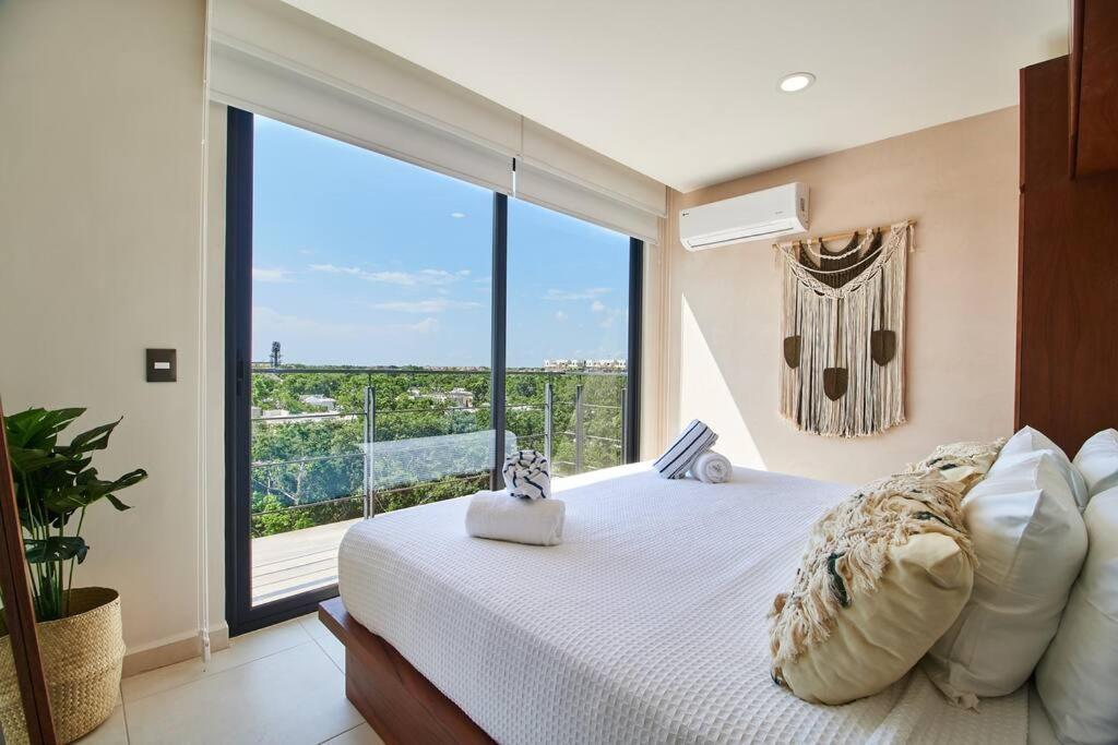 شقة Phimai Gardens Ph3 - 2 Bdr Piscina Privada Y Vistas تولوم المظهر الخارجي الصورة