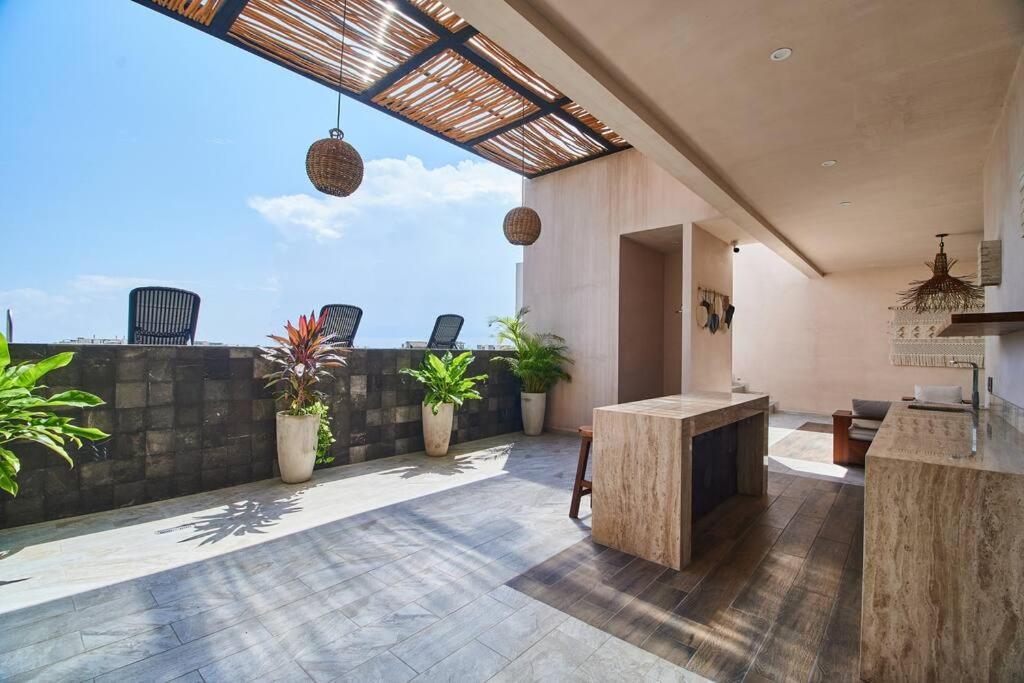 شقة Phimai Gardens Ph3 - 2 Bdr Piscina Privada Y Vistas تولوم المظهر الخارجي الصورة
